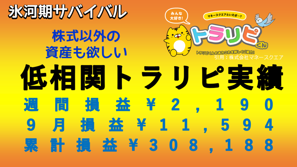 トラリピ実績_2023年9月4週目